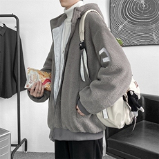 大码M-3XL秋冬季外套男加厚加绒摇粒绒宽松冬装夹克W2351-P70，男装棉衣，星座512-2