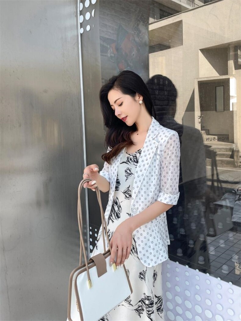 格子西装，女装西装，M&G