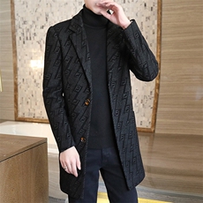2020高品质秋冬季新款毛呢大衣长款呢子外套风衣男N38P160，男装毛呢大衣，电商B226-2（原B217-2）