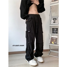 灯芯绒工装裤男士秋季宽松直筒裤子大码阔腿加绒休闲长裤KG846，男装休闲裤，星座1116A-1（原606A）