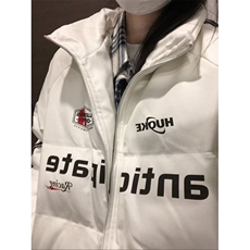 美式复古机车pu皮条纹拼接撞色棉服女冬季新款立领保暖面包服外套，男装夹克，星座506A