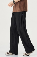 【现货】2025年夏季薄款凉爽亚麻透气棉麻宽松直筒长裤3015-P45，男装休闲裤，星座1006