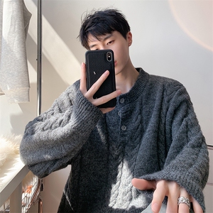 毛衣男秋冬新款港风宽松针织毛衫MYA5-P65图片