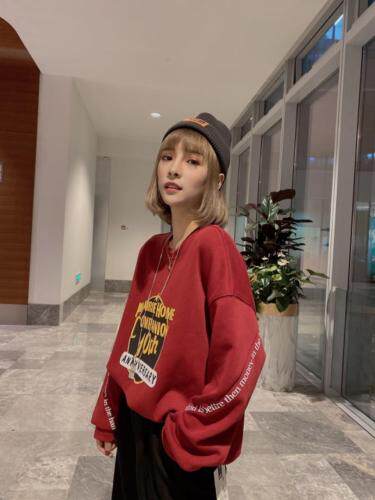 印花卫衣，女装卫衣/绒衫，柏旺阁