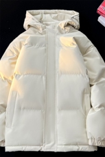 三防面料2025连帽棉服冬季新款纯色加厚保暖外套男生MY8555-P60特，男装棉衣，星座610（原A335）