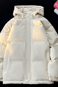 三防面料2025连帽棉服冬季新款纯色加厚保暖外套男生MY8555-P60特图片