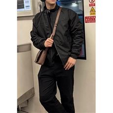 青少年立领拉链标准潮常飞行教练夹克棉服男冬季外套JY6629，男装夹克，星座1116A（原606A-3）