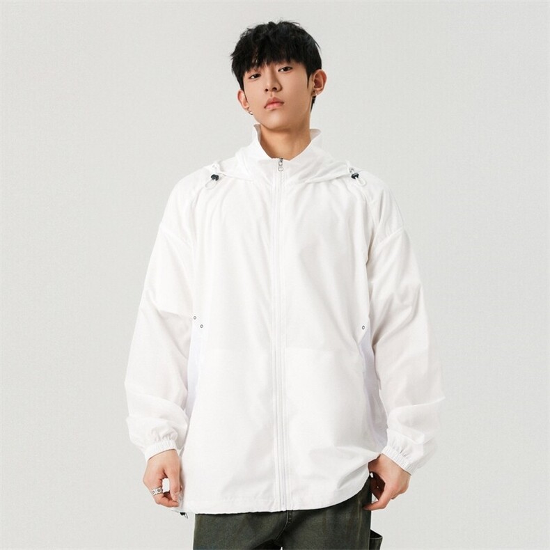 UPF50+连帽防晒服男夏季轻薄冰丝防晒外套A406F6320特P48，男装防晒衣，星座309（原A406）