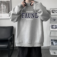 S6295-P28秋季圆领卫衣男大码韩版宽松长袖外套，男装卫衣，电商A040