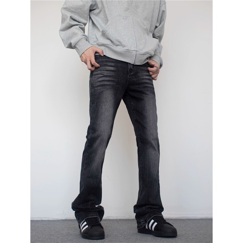 【现货】Cleanfit风格517微喇高弹显瘦牛仔裤百搭长裤LN82222-p47,男装牛仔裤,星座1008