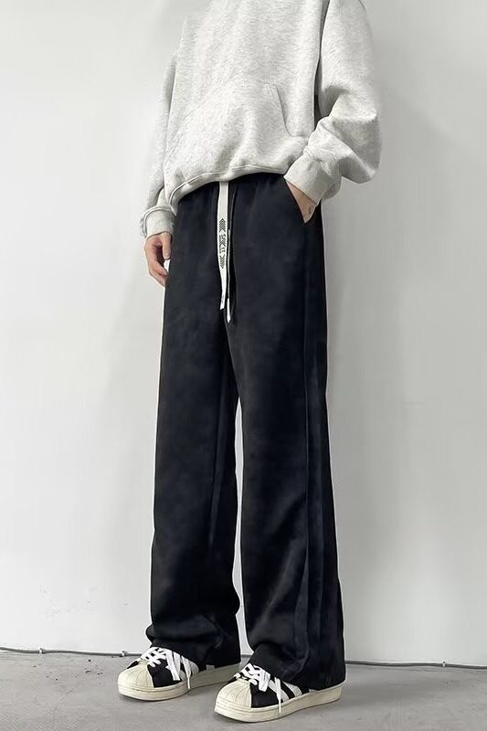 2024美式vibe高街痞帅脏脏裤运动卫裤潮牌复古扎染裤子CK1341-P43,男装休闲裤,星座313A-2