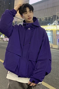 春季新款现货三防户外夹克男连帽冲锋衣外套DSA157B-J93-P60图片