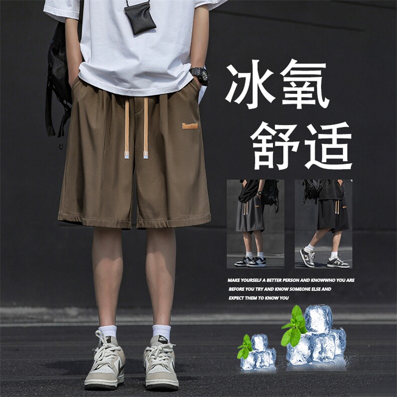 夏季薄款外穿潮牌宽松运动篮球速干休闲五分裤子DK513-特批-17图片