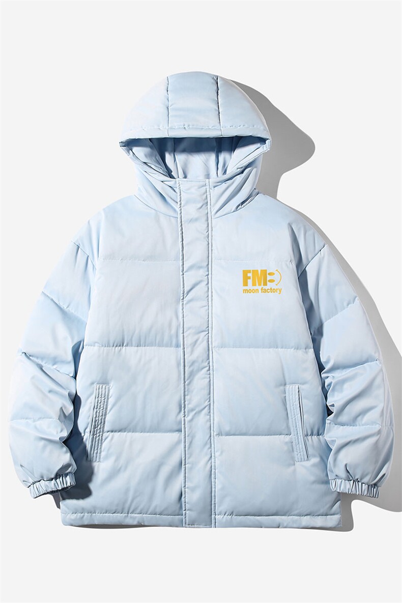 白底22冬季白鸭绒宽松连帽羽绒服外套YR139P225控298,男装羽绒服,电商A247-1
