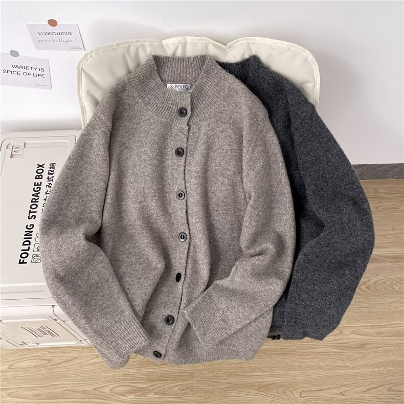 1506/Q32000/P53新款开衫毛衣美式复古休闲慵懒风，男装针织衫/毛衣，星座1506