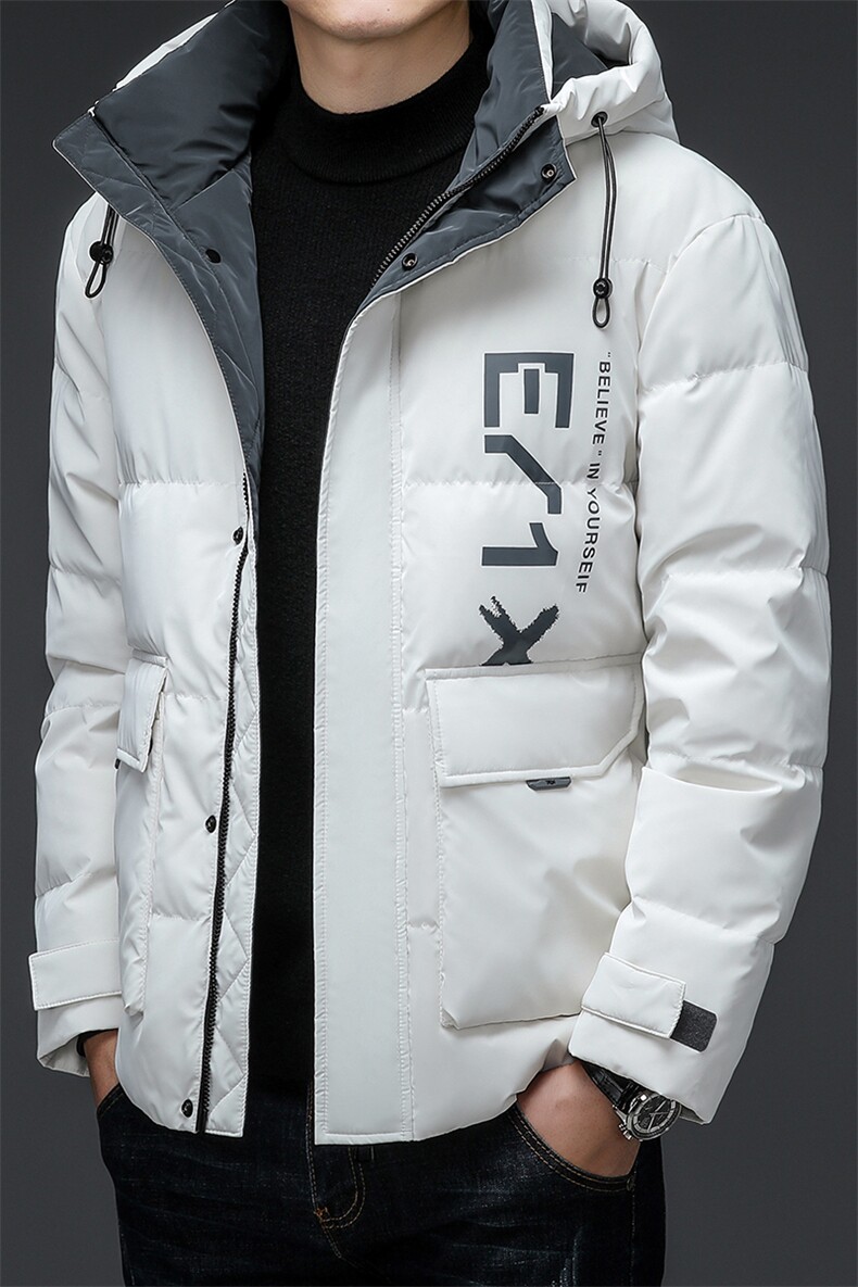 V3585钱塘2020-3新款冬季厚款时尚休闲中年男士80鸭绒羽绒服P195,男装羽绒服,钱塘207-3