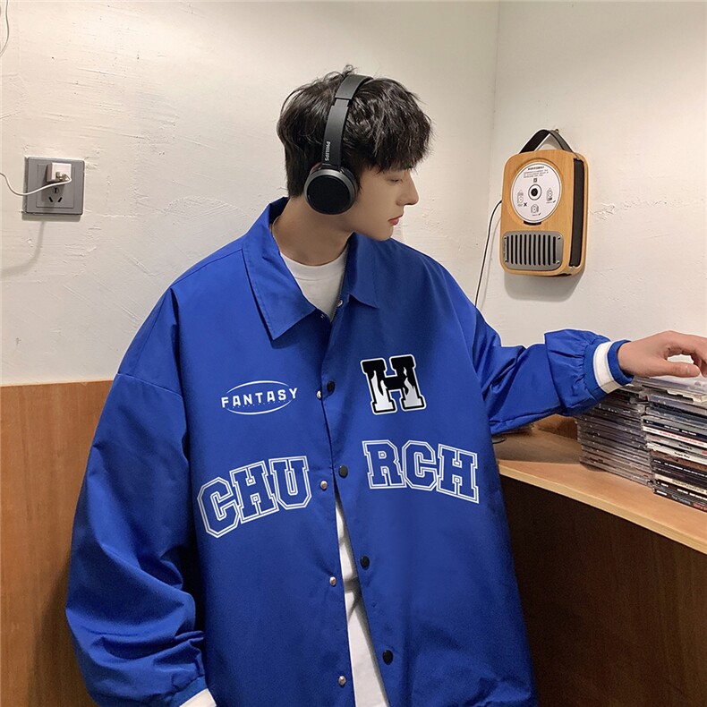 港风23春季新款hiphop炸街设计感潮流翻领夹克外套G721P65控88,男装夹克,电商A247