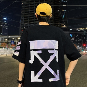 ！数据超好！2023夏季华夫格男士短袖宽松体恤衫TXH208P30,男士通勤穿搭店图片