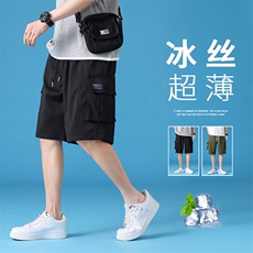 夏季新品五分裤男生短裤宽松休闲运动百搭工装裤子DK21218P-30，男装牛仔裤，电商A128