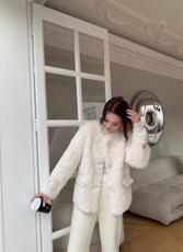 冬季新款湾水貂皮毛外套，其它，红头发儿