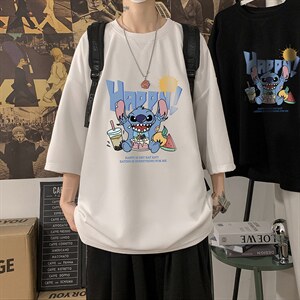 Q11077-P30 春夏季七分袖t恤男大码五分袖男短袖中袖图片