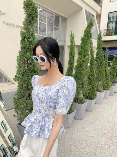 夏季新款花上衣，女装，DS-1