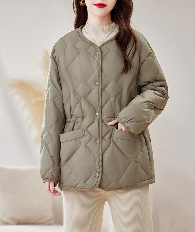 2024冬季新款时尚潮流女装轻薄羽绒服修身显瘦保暖外套,女装羽绒服,姿萝菲