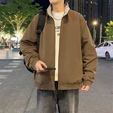 双面穿外套新款夹克男士潮百搭工装上衣高端简约JK02553-P83，男装夹克，星座308B-2