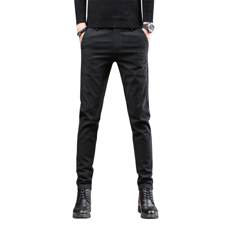 春秋冬季直筒休闲裤男韩版潮流修身百搭西裤大码裤K237-P30现货，男装休闲裤，星座224