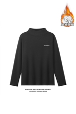 2024冬季新款港风白底大码德绒加绒印花M-5XHT241055-7-特P30，男装T恤，电商A022