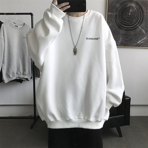 W33 情侣印花圆领秋冬卫衣 常规P28 加绒P38 S-5XL 支持定制图片