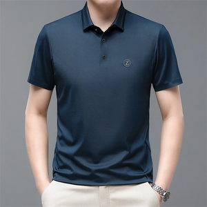 F3322男士2023年夏季新款百搭T恤男短袖商务休闲体恤男P62图片