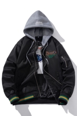 现货2色秋冬季潮牌夹克棒球服欧美街头飞行员外套情侣装，男装夹克，电商A105