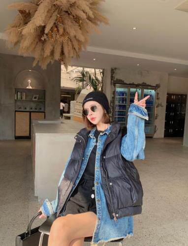 羽绒马甲SML，女装马夹，尚映