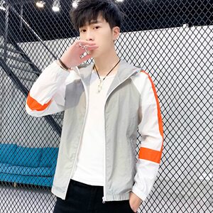 夏季男士防晒衣新款帅气外套男潮流青少年个性薄款防晒服V99图片