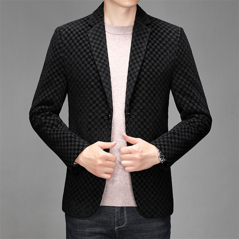 V3203钱塘2020-3秋季中老年男装休闲西服时尚百搭外套P155,男装西服,钱塘207-3