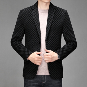 V3203钱塘2020-3秋季中老年男装休闲西服时尚百搭外套P155图片
