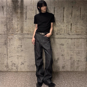 1506-1/KN0181/P56百搭微喇牛仔裤通勤神裤刺绣马毛皮牌,男装牛仔裤,星座1506-1