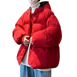 日系复古棉服男冬季加厚保暖面包服潮牌宽松大码情侣连帽棉衣外套图片