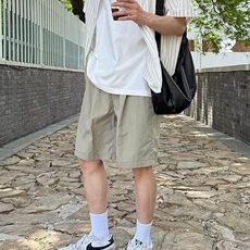CP1200-P25轻薄清凉休闲短裤男生夏季2025新款透气五分裤，男装牛仔裤，电商B323A
