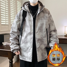 【新品】棉衣2025新款冬季加厚冲锋衣防风防水外套加绒-6605-P60，男装棉衣，星座1105