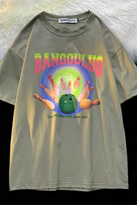 T恤2023夏新款短袖潮流百搭印花男DS-B299-5080批45控69图片