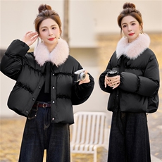 常规新中式G风羽绒服女2025冬新款今年流行独特漂亮短款圣诞红色，女装羽绒服，尚洛菲