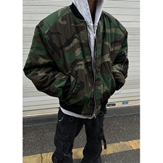 冬季美式高街飞行服两面穿迷彩服宽松保暖厚棉衣男M5018，男装棉衣，星座1116A（原606A-3）