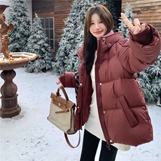 20252025年冬季90白鸭绒服短款加厚RF2C290-6896#-P395-585，女装羽绒服，蝶眷