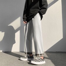 春季2022高街风运动潮流百搭抗皱休闲九分卫裤K615-特批：35，男装休闲裤，星座718-1
