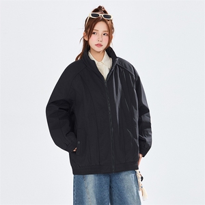 现货美式休闲加厚雪山棉衣夹克外套立领纯色三防户外工装棉服图片