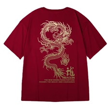 加肥加大潮宽松潮流短袖T恤潮牌大码肥佬夏季龙年半袖男潮8XL，男装T恤，星座1210-1