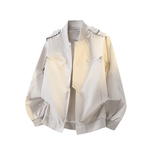 JK8115/P75春季新款棒球服防水外套男美式潮牌男装宽松飞行员夹克