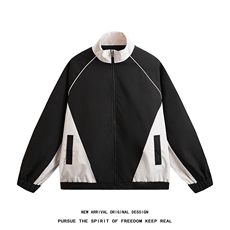 JK5003/P65春装新款个性撞色设计立领飞行员夹克男潮流上衣外套，男装夹克，电商A141